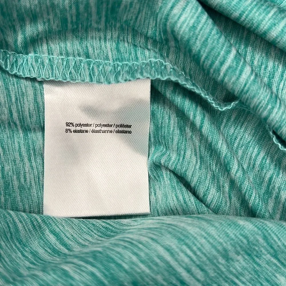 H Halston Studio Women’s Lagoon Space Dye Lounge Shorts Size Medium